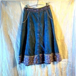 Vintage Jessica’s Gunners of San Francisco Jean Skirt